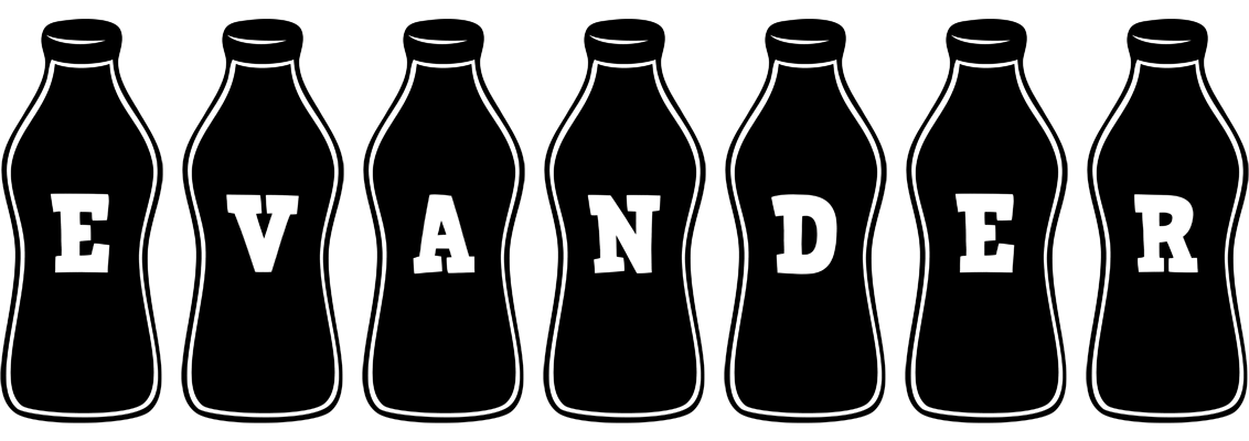 Evander bottle logo
