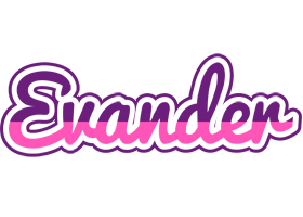 Evander cheerful logo