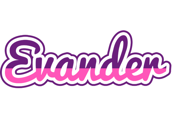 Evander cheerful logo