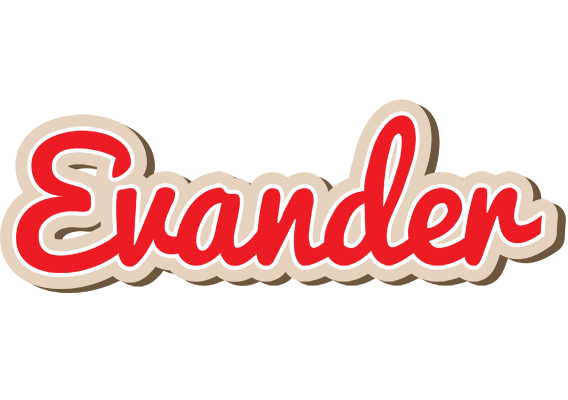 Evander chocolate logo