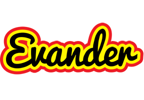 Evander flaming logo