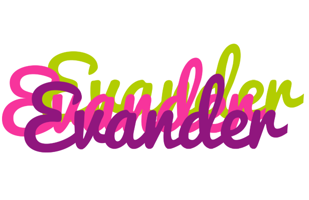 Evander flowers logo