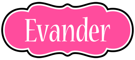 Evander invitation logo