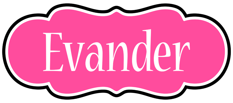 Evander invitation logo