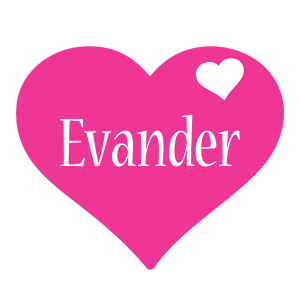 Evander love-heart logo