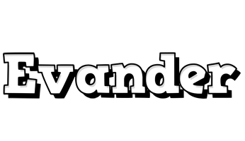 Evander snowing logo