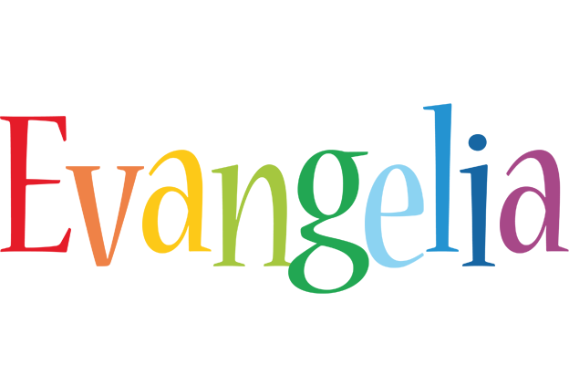 Evangelia birthday logo