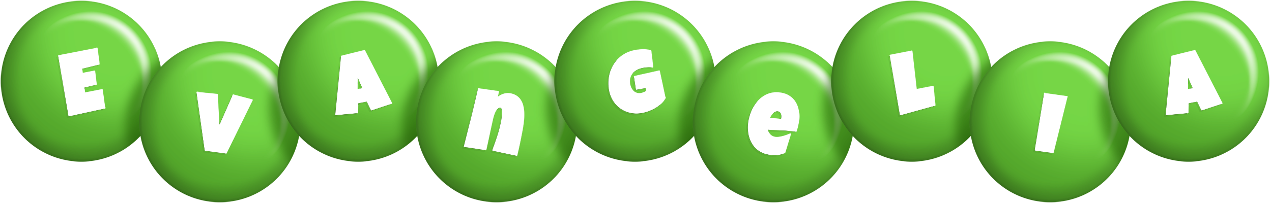 Evangelia candy-green logo