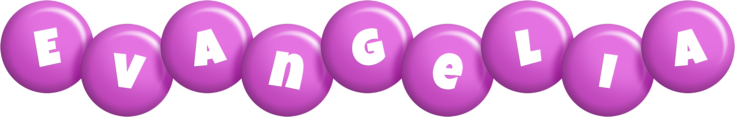 Evangelia candy-purple logo