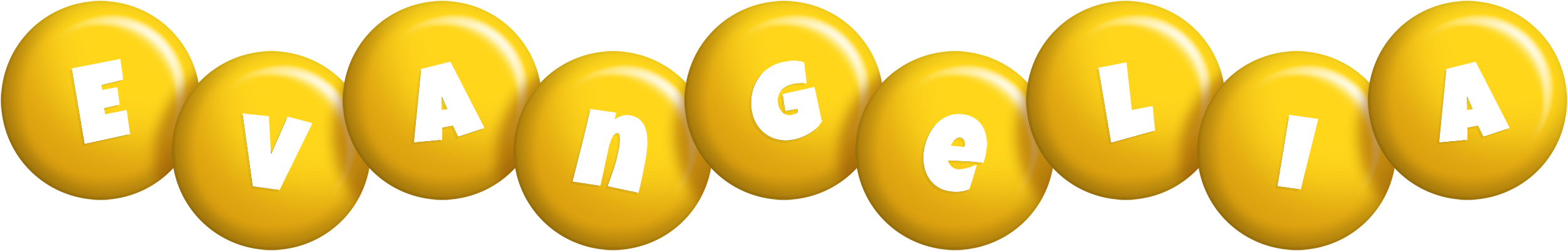 Evangelia candy-yellow logo