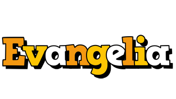 Evangelia cartoon logo