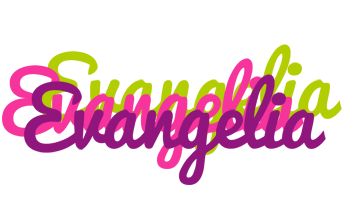 Evangelia flowers logo