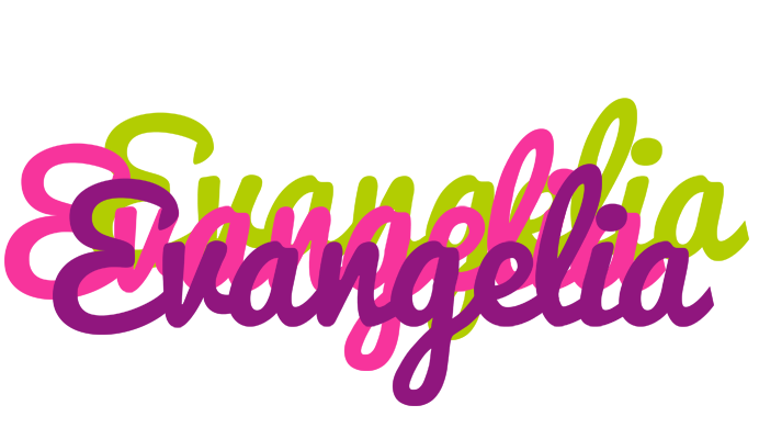 Evangelia flowers logo