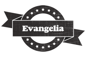 Evangelia grunge logo