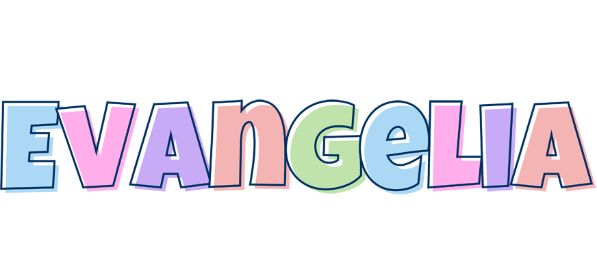 Evangelia pastel logo