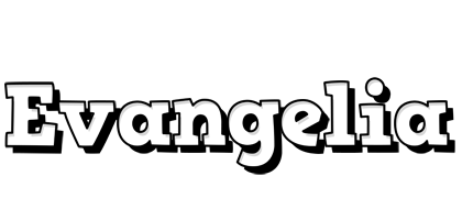 Evangelia snowing logo