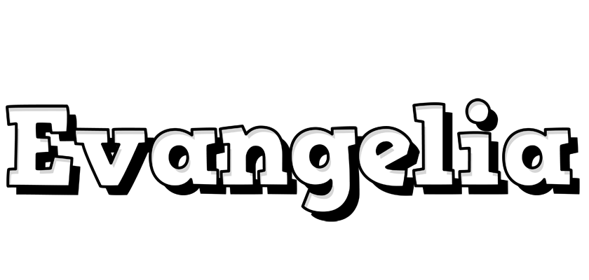 Evangelia snowing logo