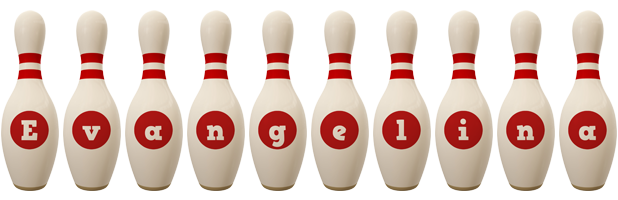 Evangelina bowling-pin logo