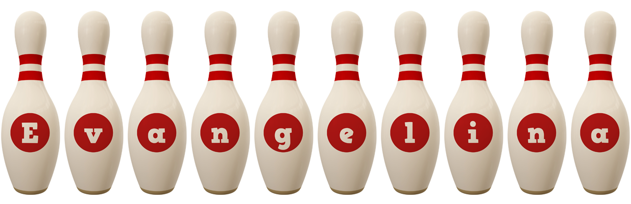 Evangelina bowling-pin logo