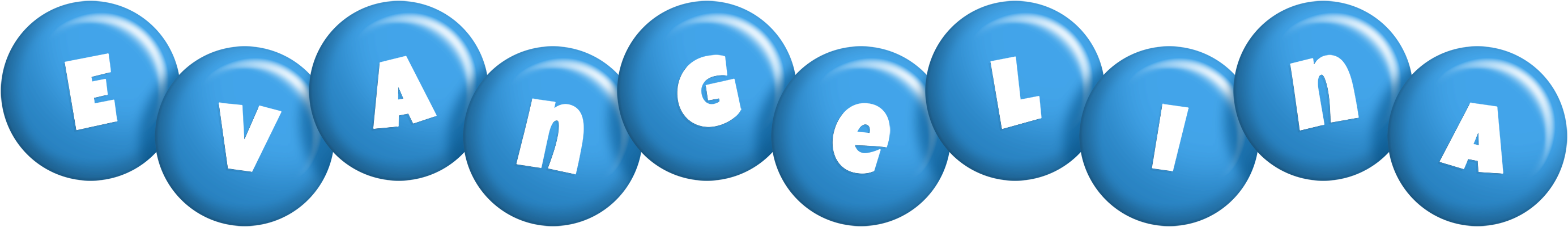 Evangelina candy-blue logo