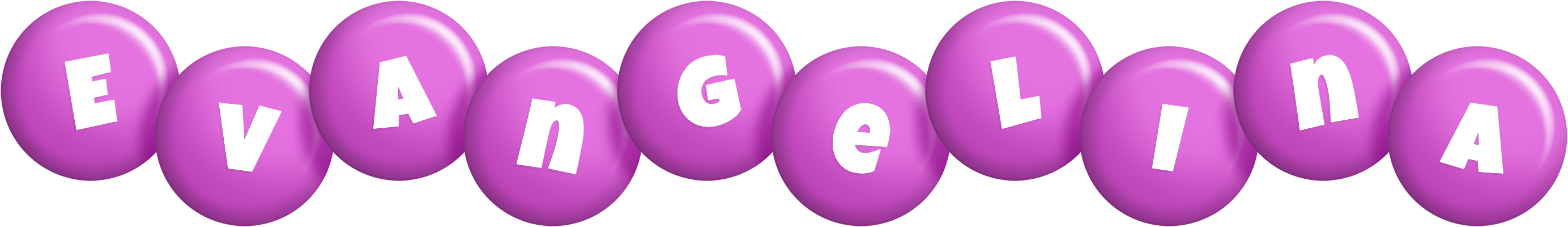 Evangelina candy-purple logo