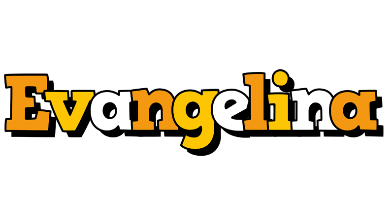 Evangelina cartoon logo