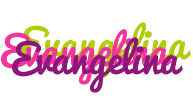 Evangelina flowers logo