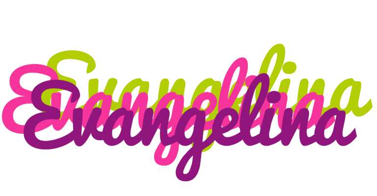 Evangelina flowers logo