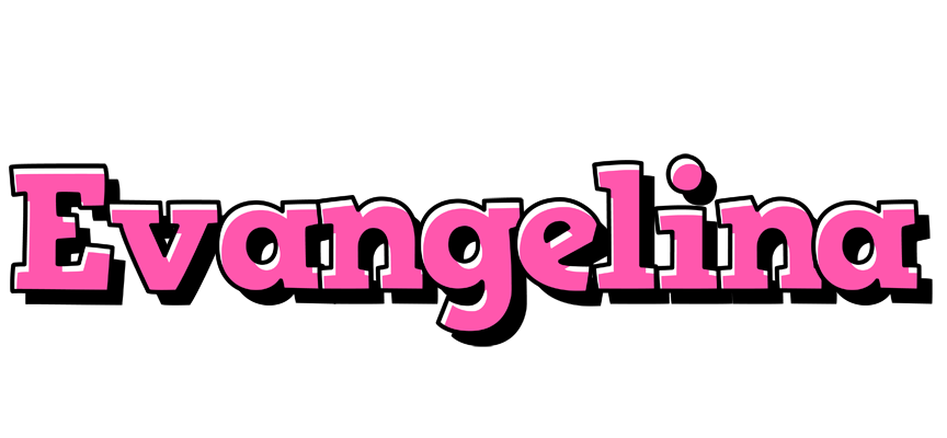 Evangelina girlish logo