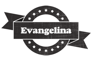 Evangelina grunge logo