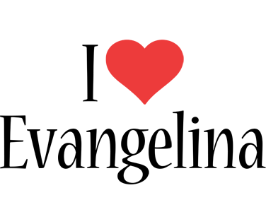 Evangelina i-love logo
