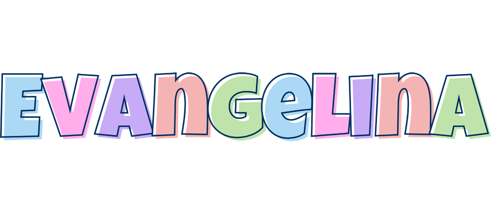 Evangelina pastel logo