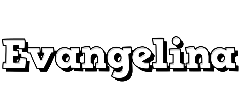 Evangelina snowing logo