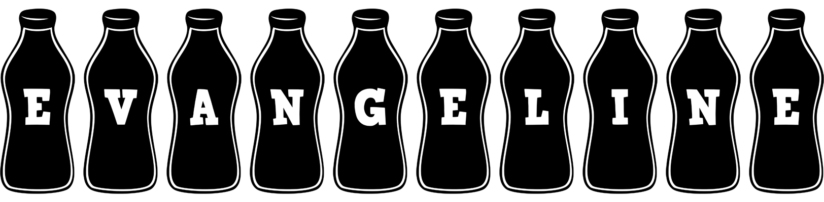 Evangeline bottle logo