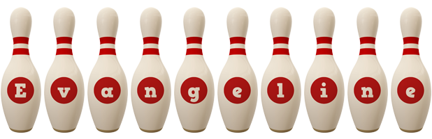 Evangeline bowling-pin logo