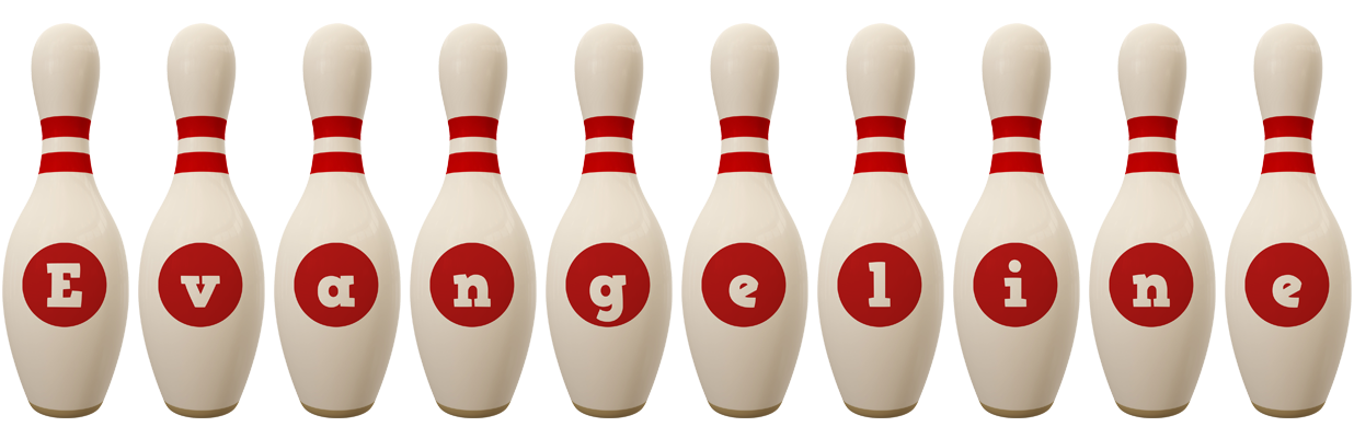 Evangeline bowling-pin logo