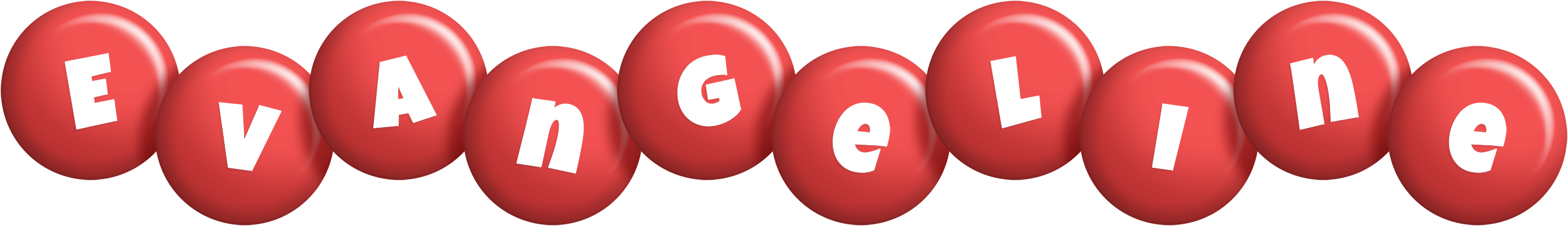 Evangeline candy-red logo