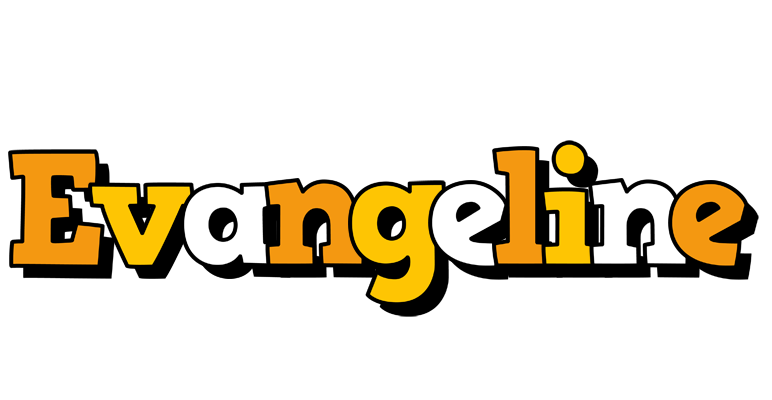Evangeline cartoon logo