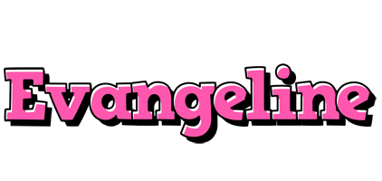 Evangeline girlish logo