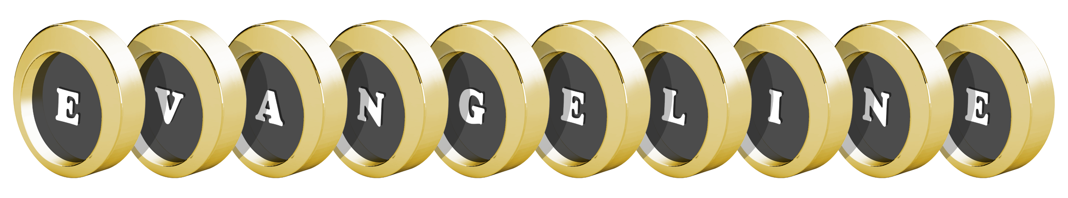 Evangeline gold logo