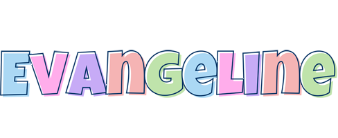 Evangeline pastel logo