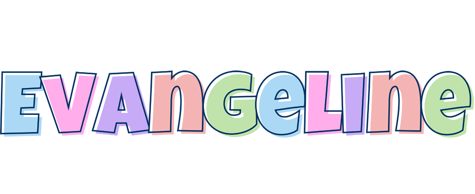 Evangeline pastel logo