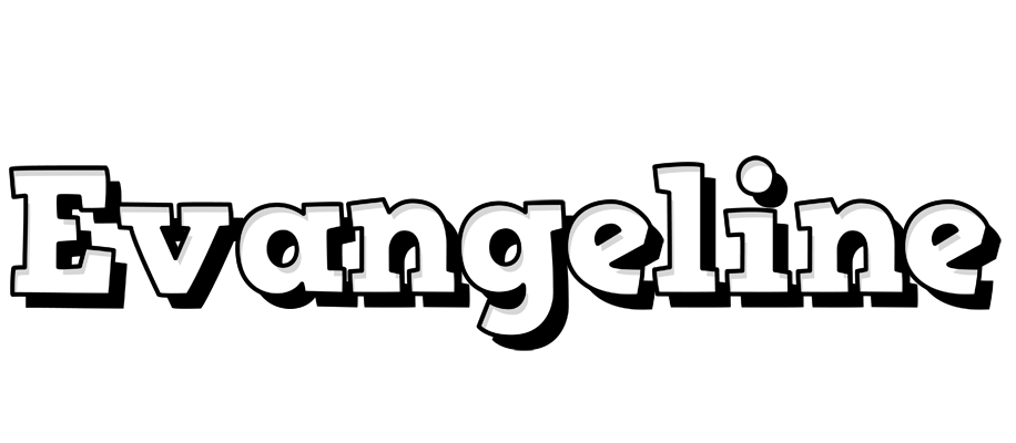 Evangeline snowing logo