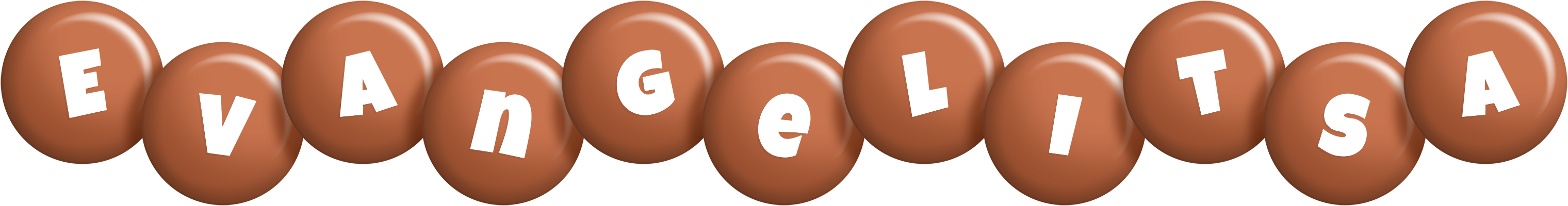 Evangelitsa candy-brown logo
