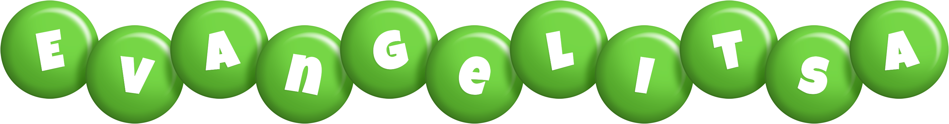 Evangelitsa candy-green logo