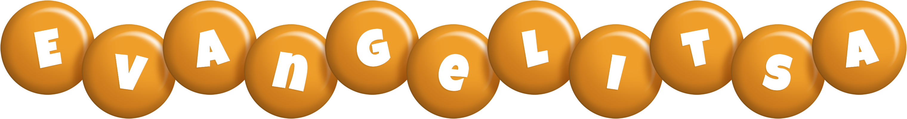 Evangelitsa candy-orange logo