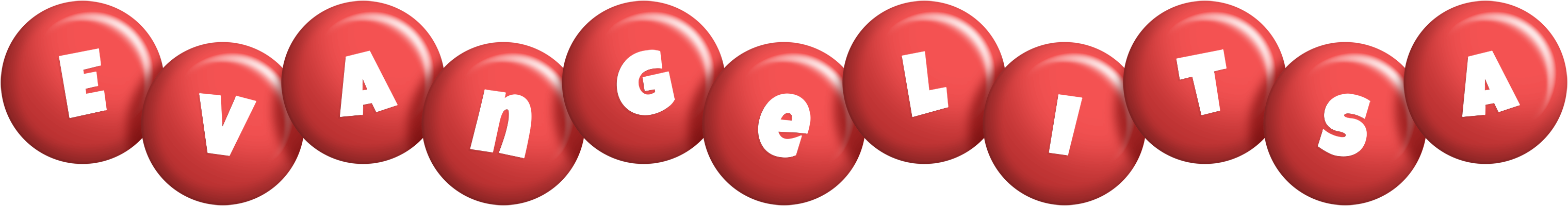 Evangelitsa candy-red logo
