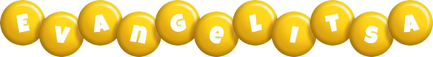 Evangelitsa candy-yellow logo