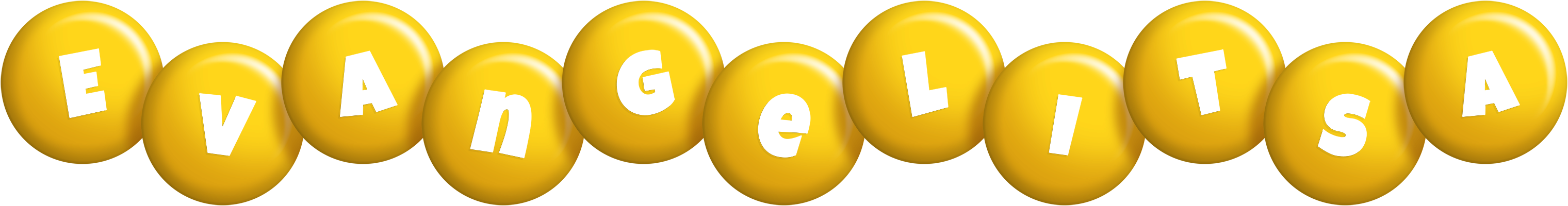 Evangelitsa candy-yellow logo