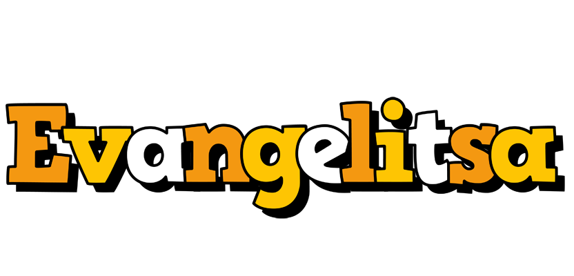 Evangelitsa cartoon logo
